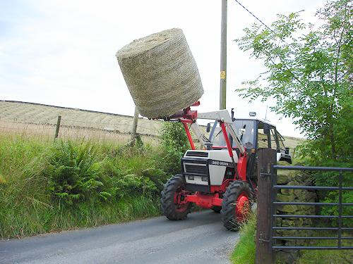 Bringing in the bales